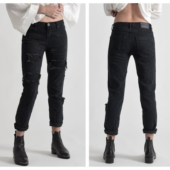 One x One Teaspoon Awesome Baggies - Distressed - Picture 1 of 8